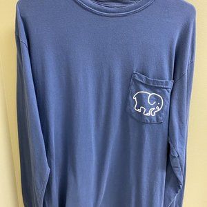 Ivory Ella Women's Blue Long Sleeve T-shirt Size M